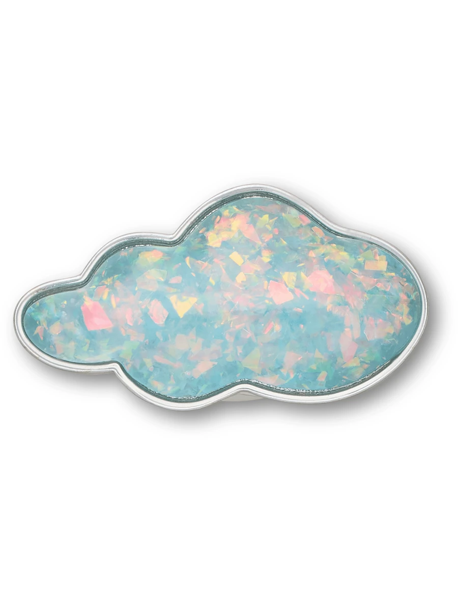 Crocs Джиббитс OPALESCENT META CLOUD