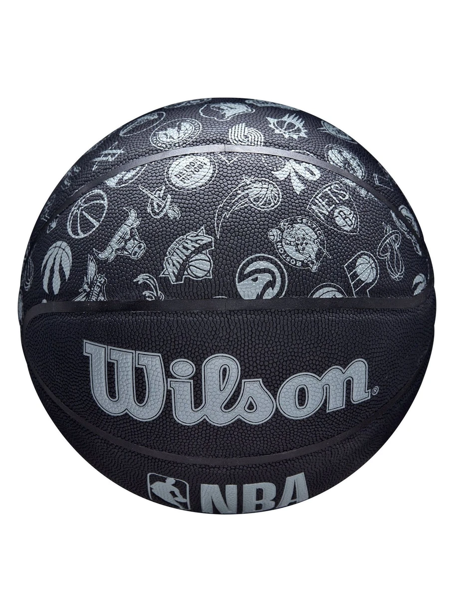 Wilson Мяч баскетбольный NBA ALL TEAM BSKT BL SZ7 COMPOSITE LEATHER