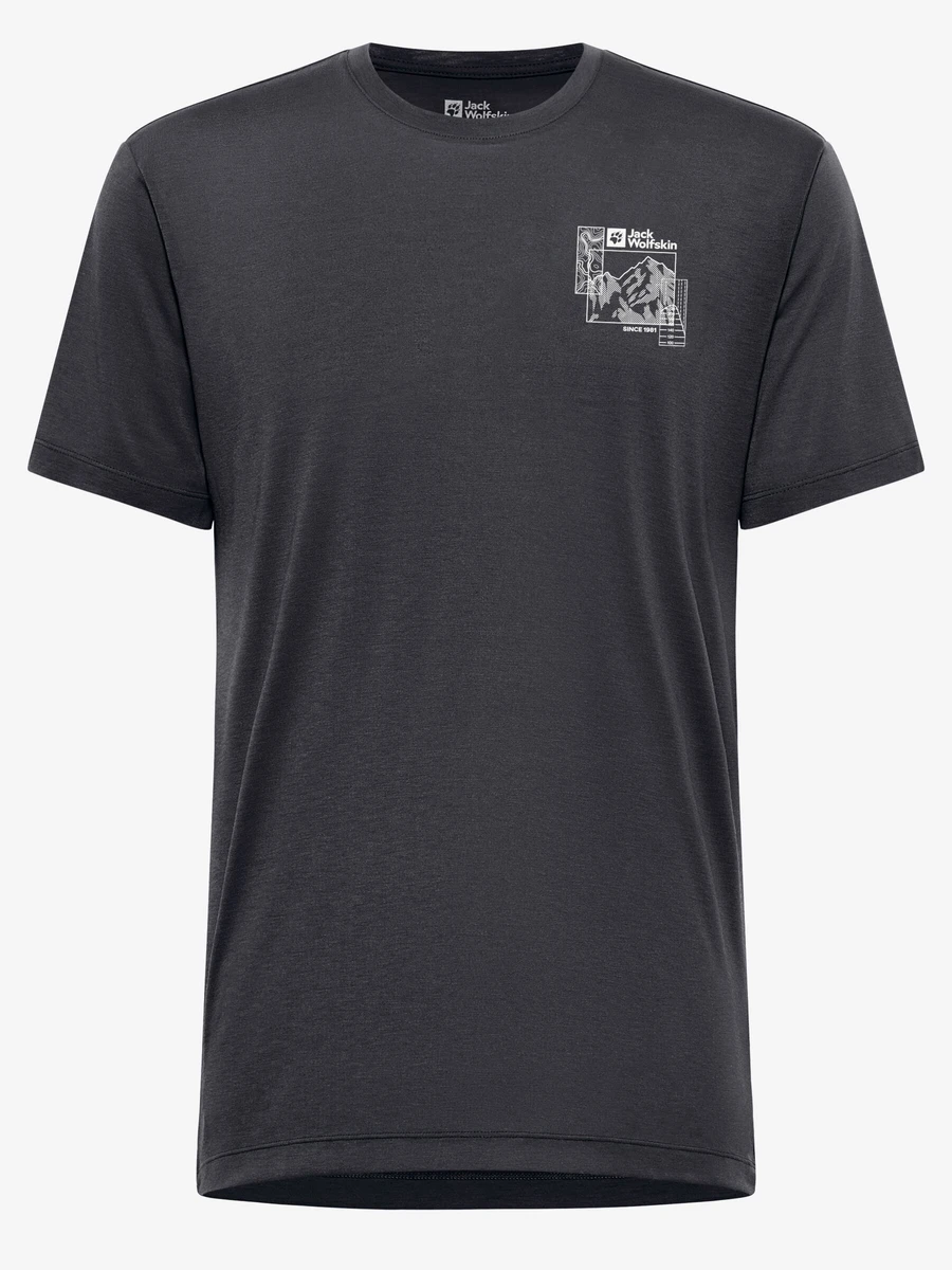 Jack Wolfskin Футболка мужская VONNAN GRAPHIC T M