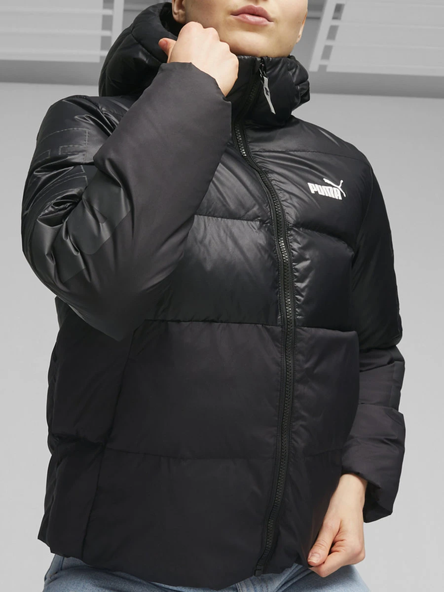 Puma Куртка утеплённая женская PUMA POWER HOODED JACKET PUMA BLACK