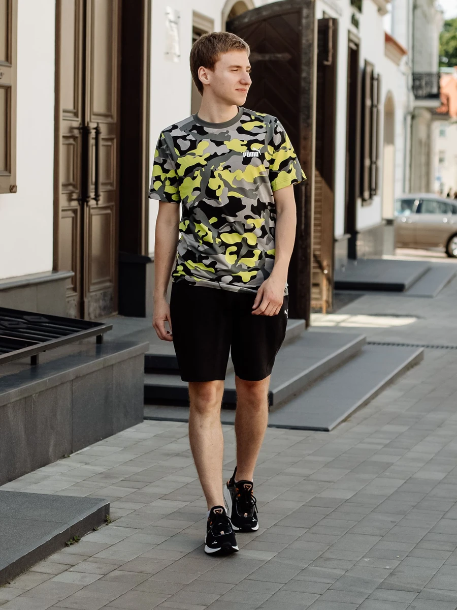 Puma Футболка мужская ESS+ CAMO AOP TEE
