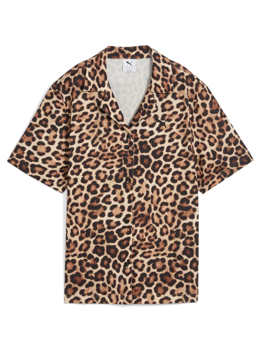 Puma Рубашка женская LEO LUXE RELAXED AOP SHIRT WV