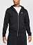 Nike Джемпер мужской NK CLUB BB FZ HOODIE [чёрный]