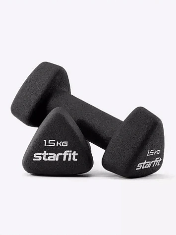 STARFIT Гантели неопреновые, 1,5 кг пара