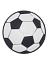 Crocs Джиббитс TINY SOCCER BALL [белый]