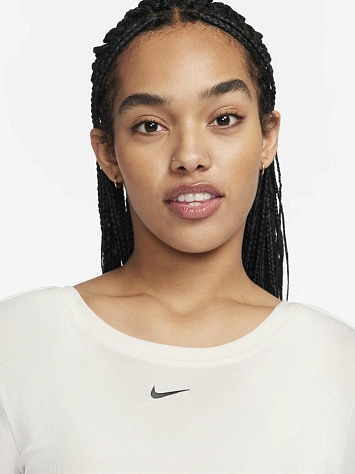 Nike Футболка с длинным рукавом NSW CHILL KNIT MRIB LS TOP