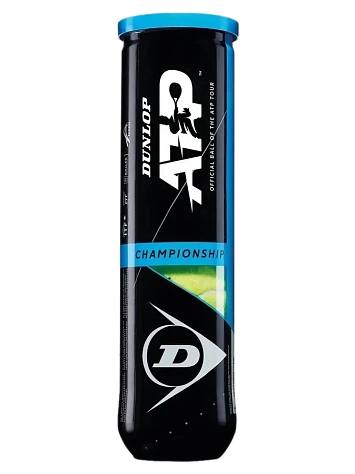 Dunlop Мячи теннисные ATP CHAMPIONSHIP (4 мяча в тубе)