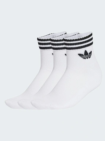 Adidas Носки 3-STRIPES ANKLE SOCKS (3 пары)