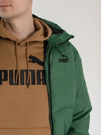 Puma Куртка-пуховик мужская HOODED DOWN PUFFER