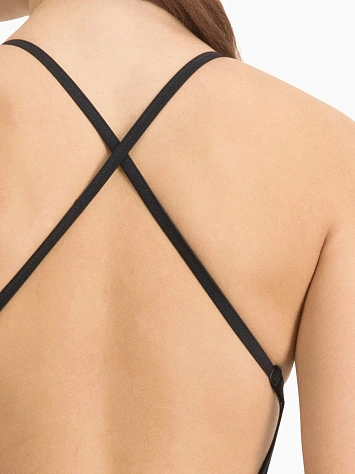 Puma Купальник совмещённый женский SWIM WOMEN V-NECK CROSSBACK SWIMSUI