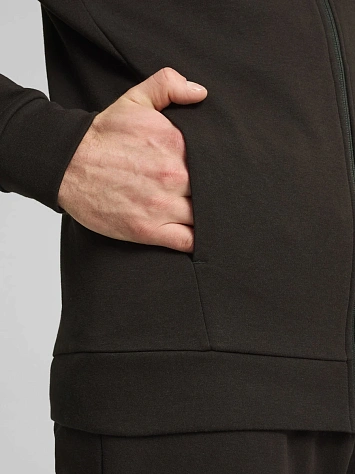 Puma Джемпер мужской OPEN ROAD FULL-ZIP HOODIE DK PUMA BLACK