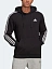 Adidas Джемпер мужской ESSENTIALS FRENCH TERRY 3-STRIPES HOODIE [чёрный]
