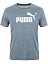 Puma Футболка мужская ESS HEATHER [синий]