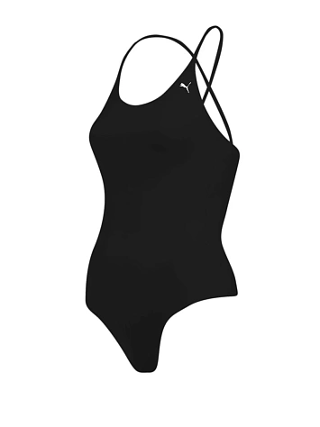 Puma Купальник совмещённый женский SWIM WOMEN V-NECK CROSSBACK SWIMSUI