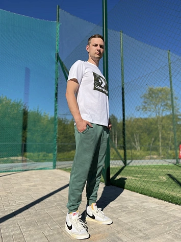 Converse Брюки мужские STANDARD FIT WEARERS LEFT STAR CHEV EMB FLEECE PANT FT