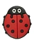 Crocs Джиббитс LADYBUG [чёрный]