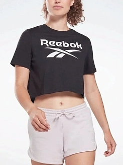 Reebok Футболка женская RI BL CROP TEE