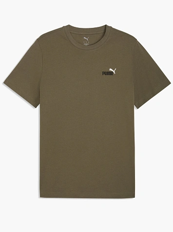 Puma Футболка мужская ESS 2 COLOR SMALL NO. 1 LOGO TEE