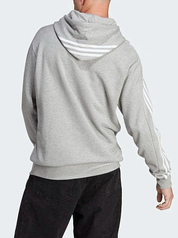 Adidas Джемпер мужской ESSENTIALS FRENCH TERRY 3-STRIPES HOODIE