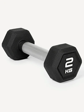 Starfit Гантель гексагональная 2кг, обрезиненная