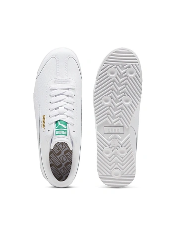 Puma Кроссовки мужские ROMA 24 STANDARD PUMA WHITE-ARCHIVE GREE