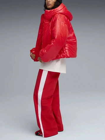 Puma Куртка утеплённая женская WARDROBE ESS SHINY HOODED PADDED JACKET