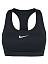 Nike Топ женский DF SWSH MED SPT BRA [чёрный]