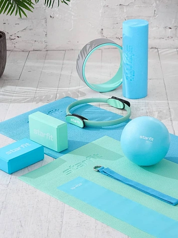 STARFIT Коврик для йоги и фитнеса, 183x61х0,4 см