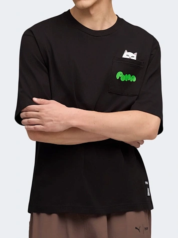 Puma Футболка мужская X RIPNDIP RELAXED POCKET TEE