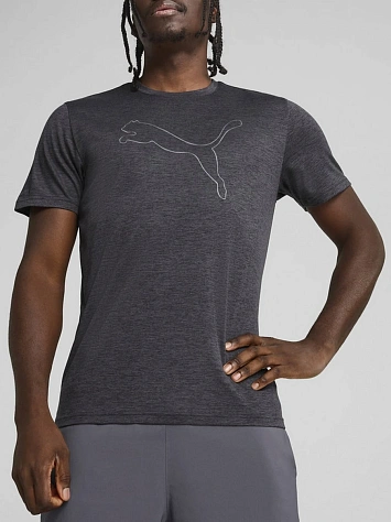 Puma Футболка мужская M TAD ESSENTIAL HEATHER CAT TEE (CF large cat)