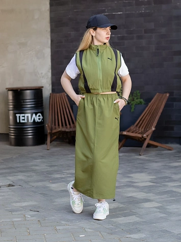 Puma Юбка женская DARE TO MIDI WOVEN SKIRT