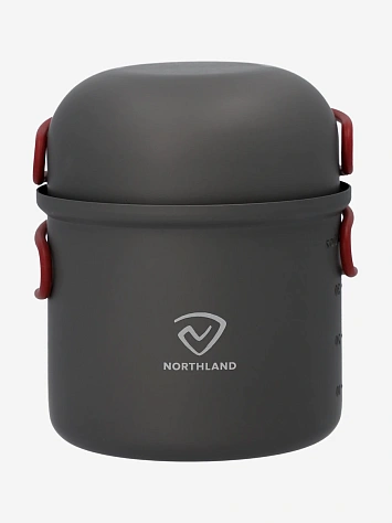 NORTHLAND Набор посуды: котелок 2 шт, миска 2 шт