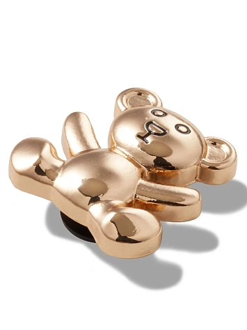 Crocs Джиббитс GOLD TEDDY BEAR
