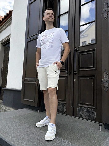 Puma Футболка мужская GRAPHICS TRIPLE NO. 1 LOGO TEE