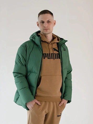 Puma Куртка-пуховик мужская HOODED DOWN PUFFER