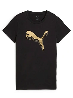 Puma Футболка женская ESS METALLIC PUMA LOGO TEE