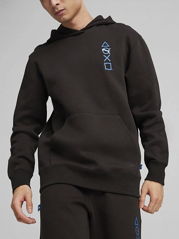 Puma Джемпер мужской PUMA X PLAYSTATION GRAPHIC HOODIE DK