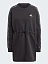 Adidas Платье женское FLORAL GRAPHIC 3-STRIPES FLEECE DRESS [чёрный]