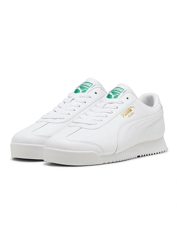 Puma Кроссовки мужские ROMA 24 STANDARD PUMA WHITE-ARCHIVE GREE