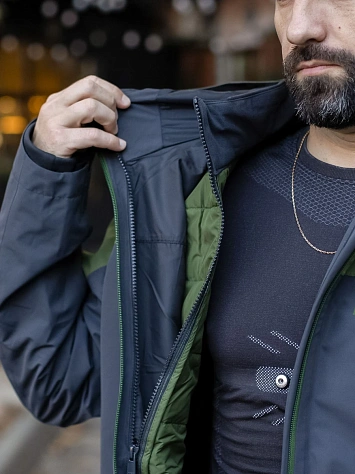 Jack Wolfskin Куртка утеплённая мужская 3 в 1 GLAABACH 3IN1 JKT M