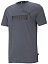 Puma Футболка мужская ESS HEATHER [синий-графитовый]