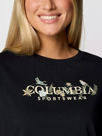 Columbia Футболка женская ROLLING BEND™ GRAPHIC RELAXED CROP SHORT SLEEVE SHIRT