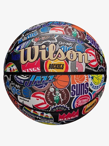 Wilson Мяч баскетбольный NBA ALL TEAM RETRO BSKT