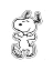 Crocs Джиббитс PEANUTS® SNOOPY® [белый]