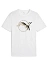 Puma Футболка мужская GRAPHICS MULTIPLE PUMA LOGO TEE [белый]