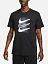 Nike Футболка мужская NSW TEE 12MO SWOOSH [чёрный]