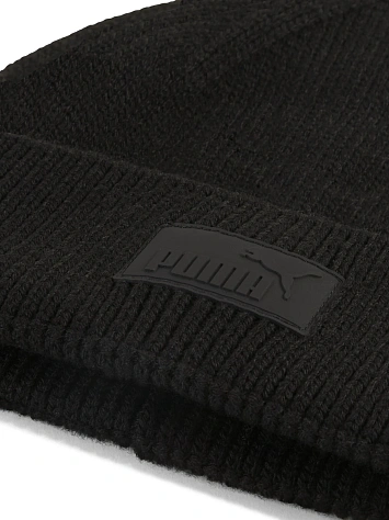 Puma Шапка ESS ELEVATED RUBBER PATCH LOW CROWN BEANIE