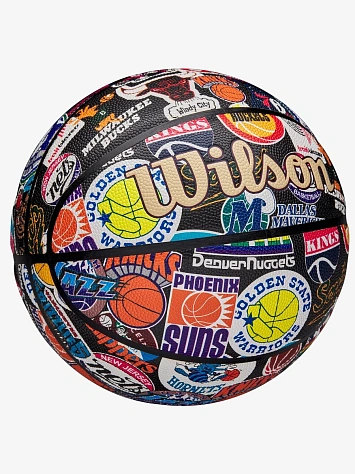 Wilson Мяч баскетбольный NBA ALL TEAM RETRO BSKT