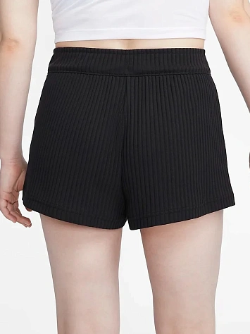 Nike Шорты женские NSW RIB JRSY HR SHORT