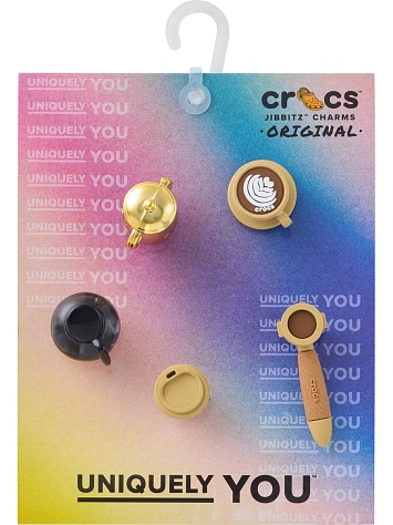 Crocs Набор джиббитс 3D COFFEE SET (5шт.)